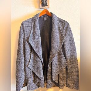 Grace Elements blazer/jacket with waterfall-like collar. Size L